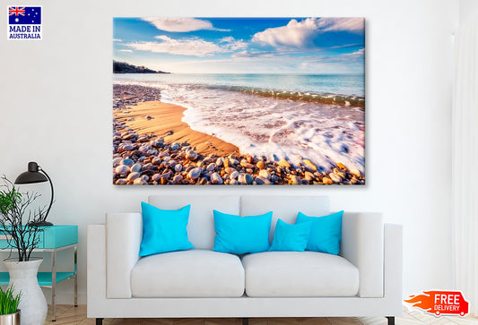 Sea Glowing by Sunlight Wall Art Decor 100% Australian Made