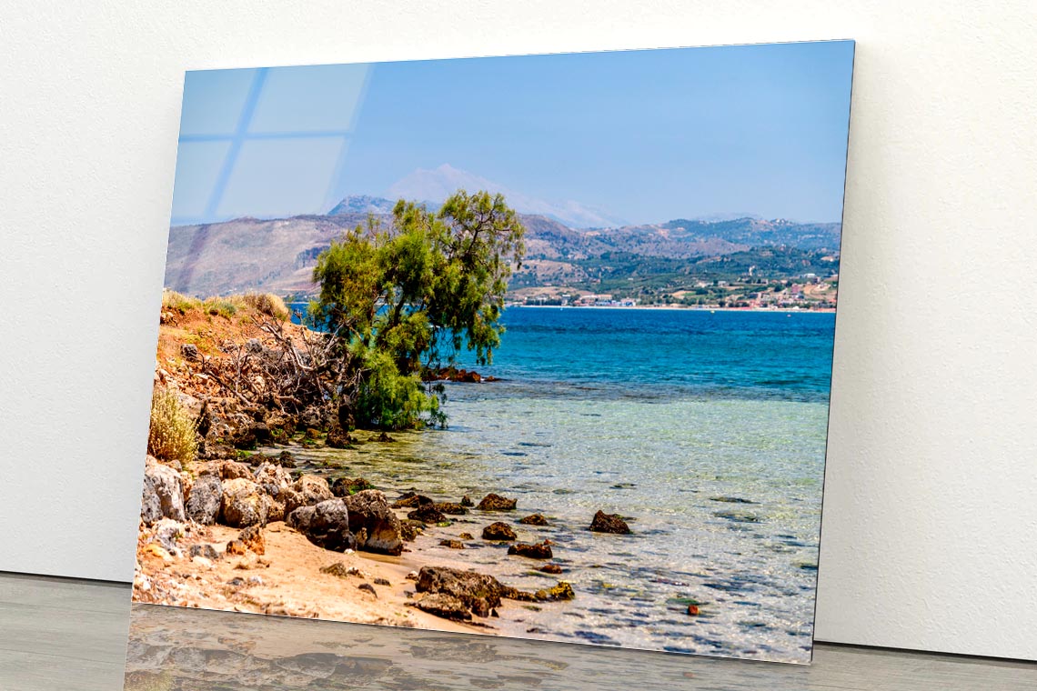 Beautiful Landscapes on Crete Greece Acrylic Glass Print Tempered Glass Wall Art 100% Made in Australia Ready to Hang