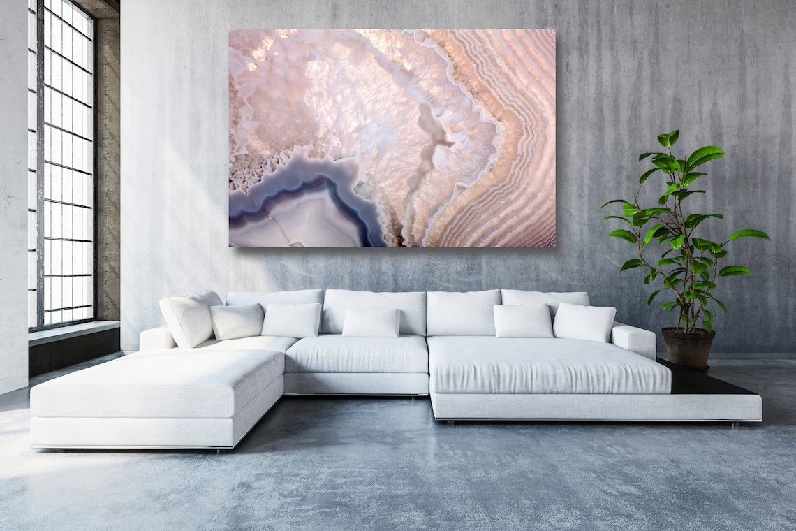 Grey Abstract Art Marble Acrylic Glass Print Tempered Glass Wall Art 100% Made in Australia Ready to Hang