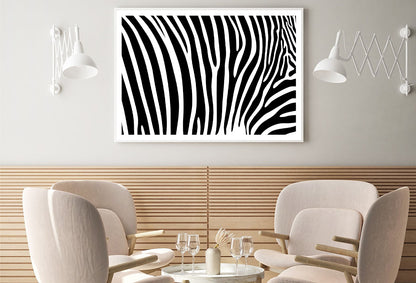 Black And White Zebra Pattern Home Decor Premium Quality Poster Print Choose Your Sizes