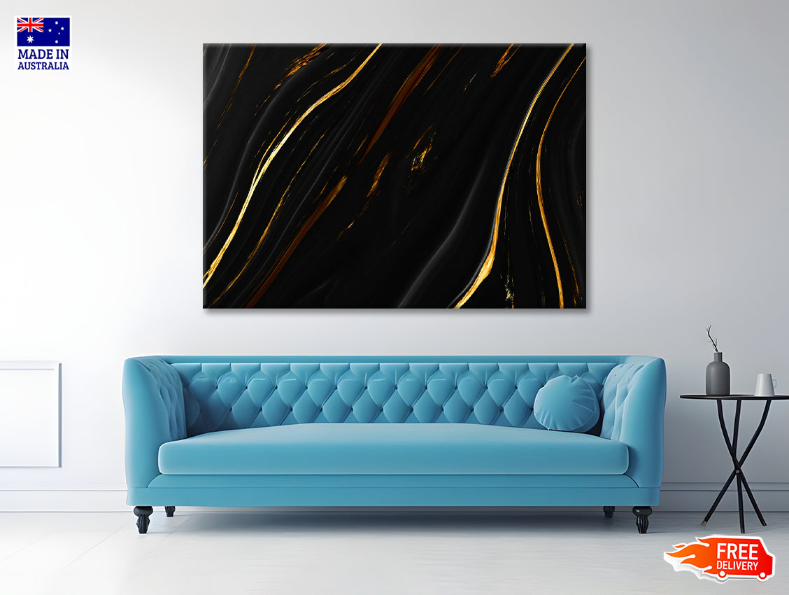 Black And Gold Modern Luxury Art Print 100% Australian Made