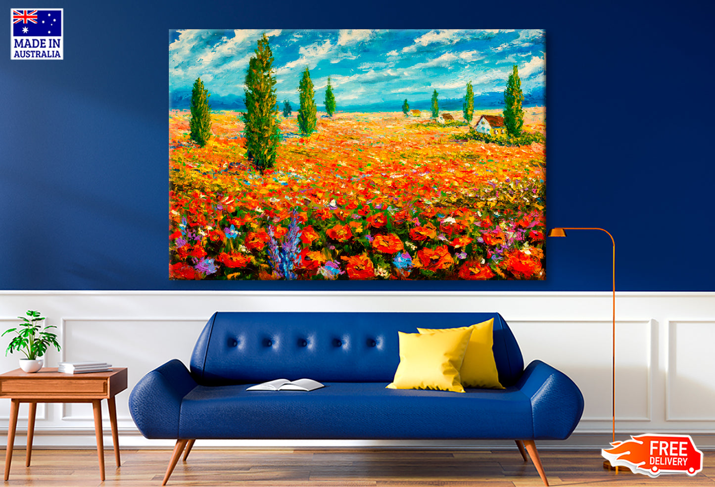 Flower Meadow Oil Painting Limited Edition High Quality Print