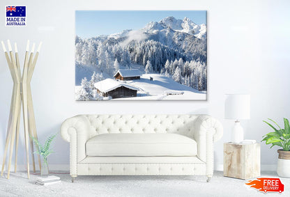 Winter wonderland in the Austria Print 100% Australian Made