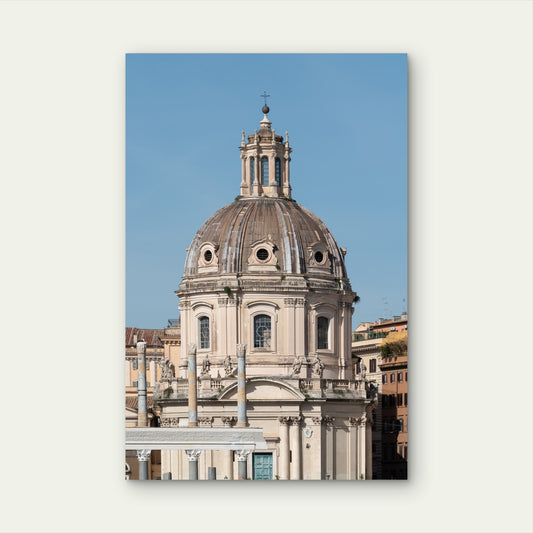 Rome Italy Church Architecture 60x90cm Metal Print Ready to Hang