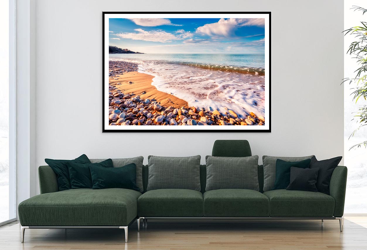 Sea Glowing by Sunlight Home Decor Premium Quality Poster Print Choose Your Sizes