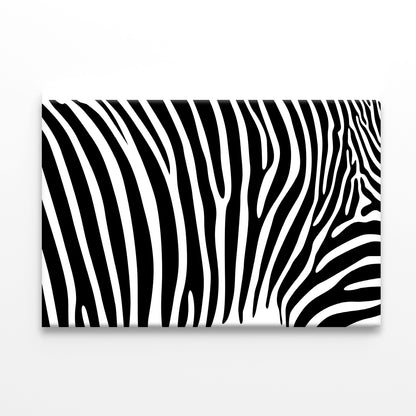 Black And White Zebra Pattern Print 100% Australian Made