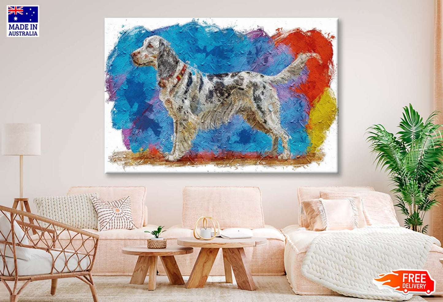 Purebred Dog English setter Wall Art Limited Edition High Quality Print