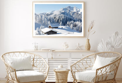 Winter wonderland in the Austria Home Decor Premium Quality Poster Print Choose Your Sizes