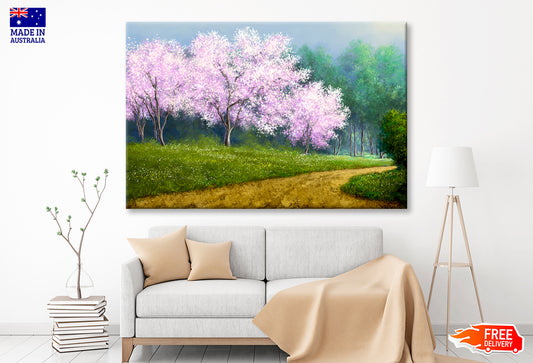 Forest, Tree In Spring Oil Painting Wall Art Limited Edition High Quality Print