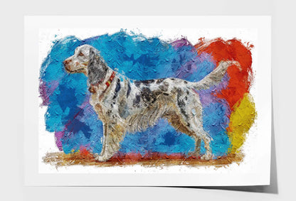 Purebred Dog English setter Wall Art Limited Edition High Quality Print