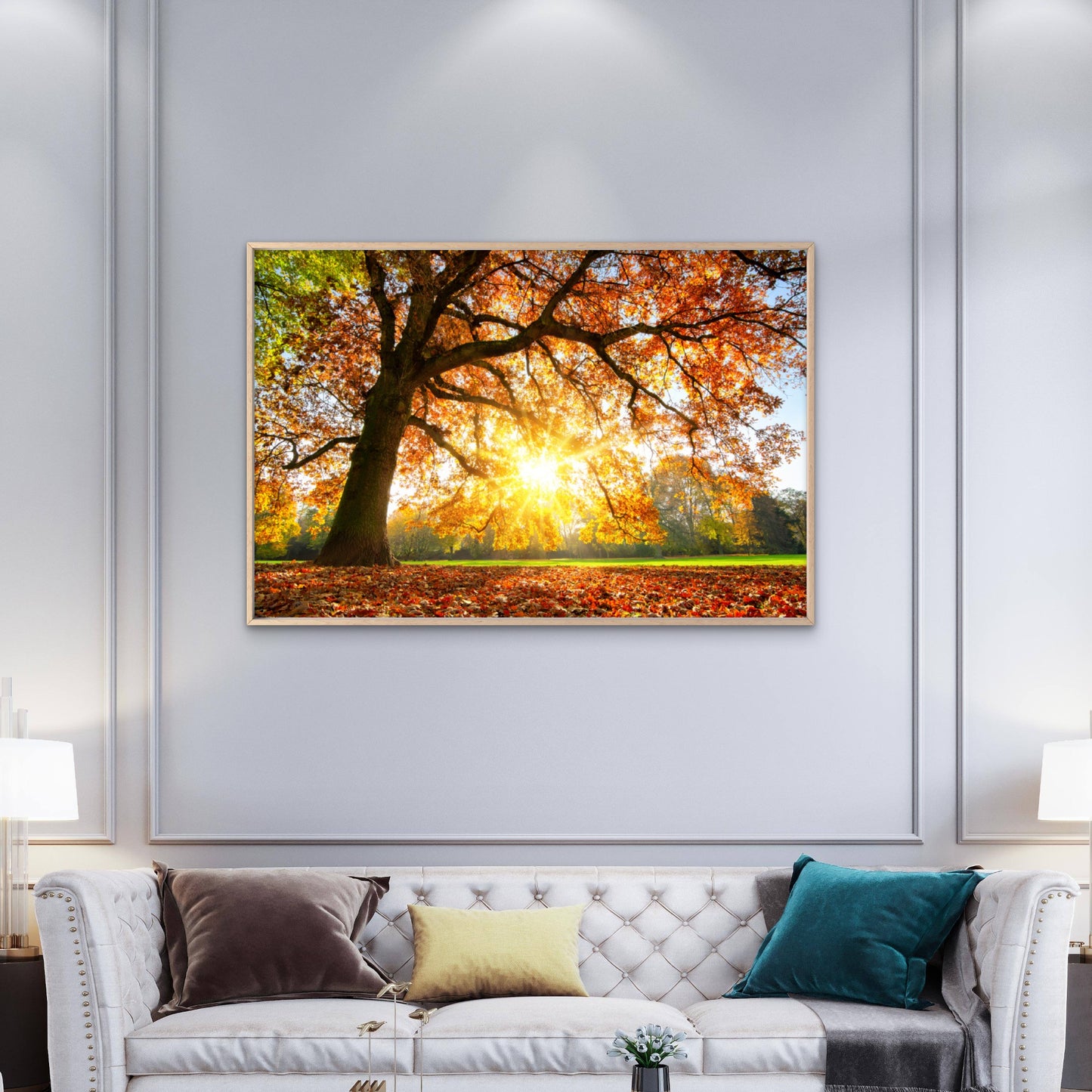 Autumn Tree with Sunshine Photograph Print 100% Australian Made