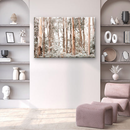 Pastel Colored Gum Tree Forest  Wall Art Decor 100% Australian Made
