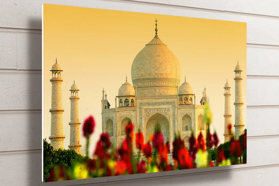 Taj Mahal Temple India UV Direct Aluminum Print Australian Made Quality