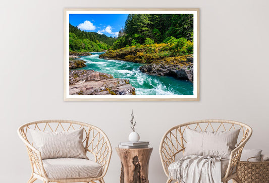 Nature Baths On the Katun River, In the Altai Mountains, Siberia, Russia Home Decor Premium Quality Poster Print Choose Your Sizes