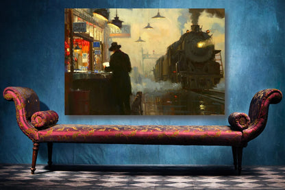 Lionel Walden, The Night Train UV Direct Aluminum Print Australian Made Quality