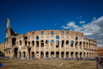 Views Of the Coliseum Rome, Italy Wall Art Decor 100% Australian Made