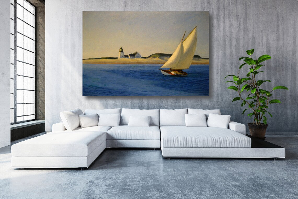 Edward Hopper, The Long Leg Acrylic Glass Print Tempered Glass Wall Art 100% Made in Australia Ready to Hang