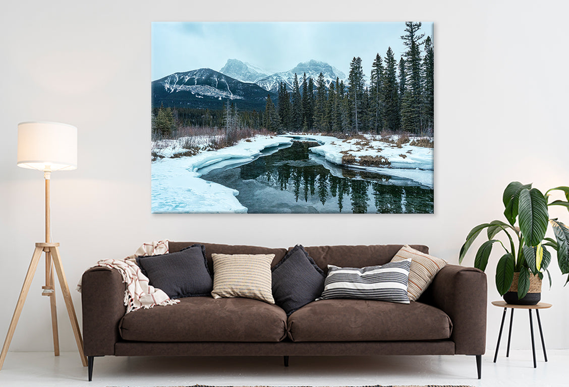 Jestřebí Hory Winter Scenery Wall Art Decor 100% Australian Made