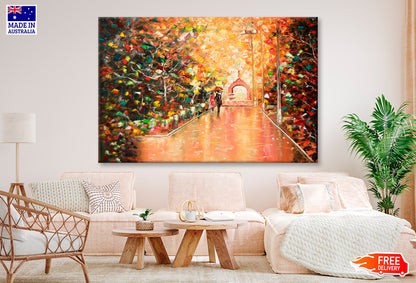 Arch Couple Oil Painting Wall Art Limited Edition High Quality Print