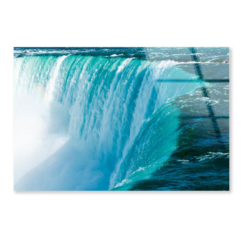 Canadian Or Horseshoe Waterfall from Canadian Side of Niagara Falls Acrylic Glass Print Tempered Glass Wall Art 100% Made in Australia Ready to Hang