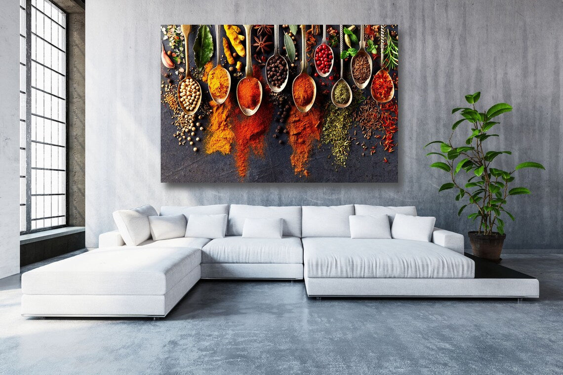 Herbs And Spices Acrylic Glass Print Tempered Glass Wall Art 100% Made in Australia Ready to Hang