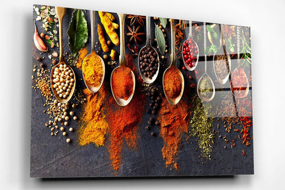 Herbs And Spices Acrylic Glass Print Tempered Glass Wall Art 100% Made in Australia Ready to Hang