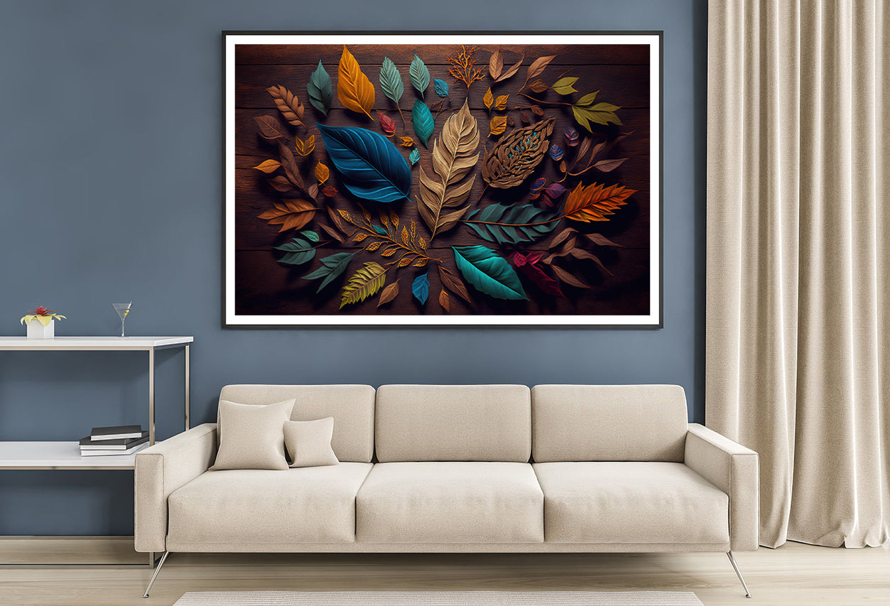 Leaves Art and Painting Home Decor Premium Quality Poster Print Choose Your Sizes