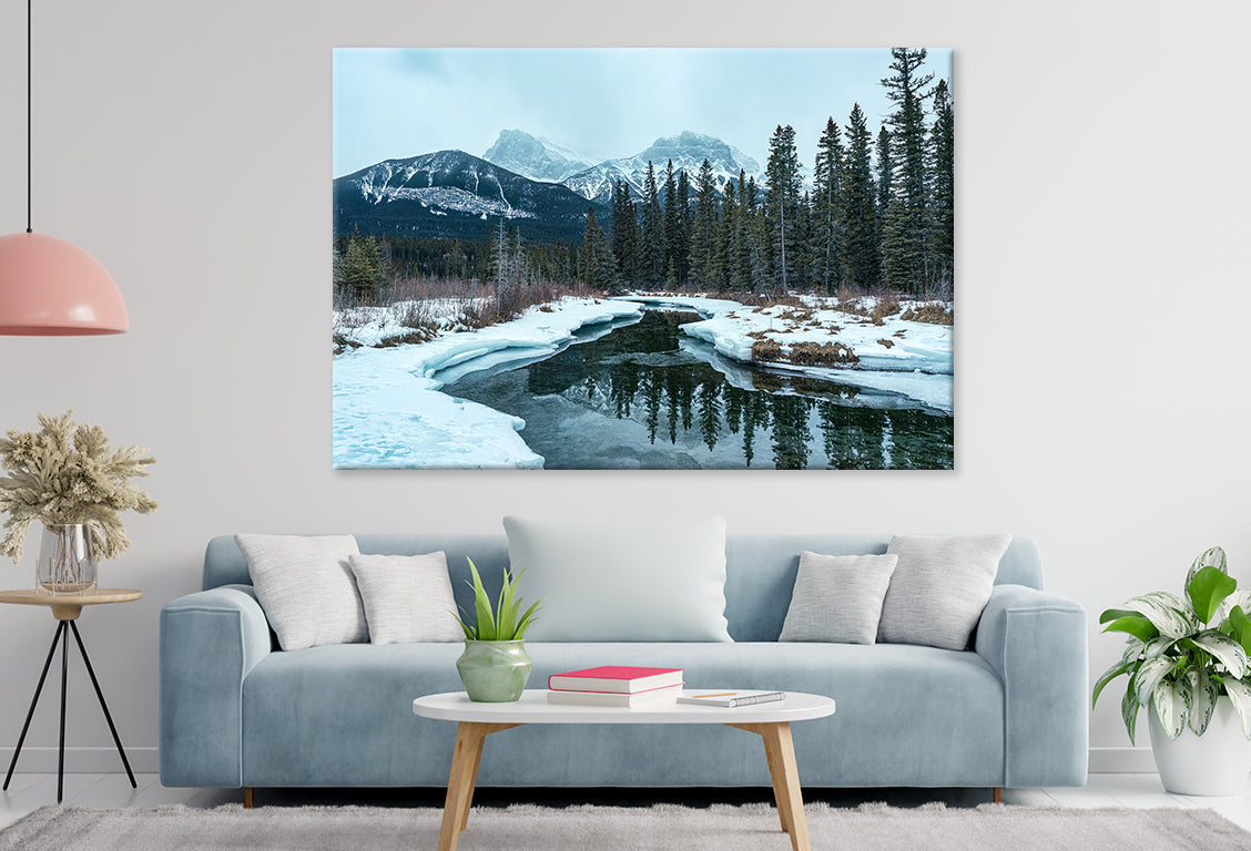 Jestřebí Hory Winter Scenery Wall Art Decor 100% Australian Made