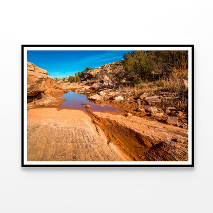 Arizona Sandstone with Rocks Home Decor Premium Quality Poster Print Choose Your Sizes