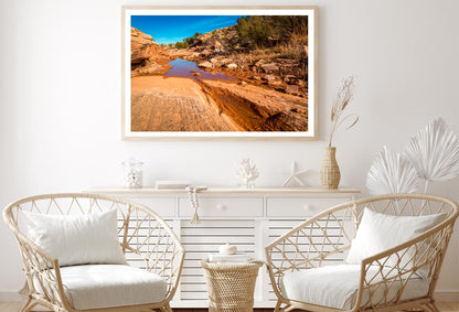 Arizona Sandstone with Rocks Home Decor Premium Quality Poster Print Choose Your Sizes