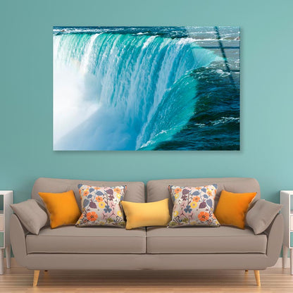 Canadian Or Horseshoe Waterfall from Canadian Side of Niagara Falls Acrylic Glass Print Tempered Glass Wall Art 100% Made in Australia Ready to Hang