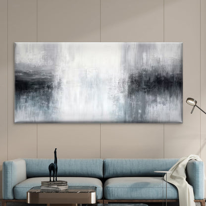 Minimalist Abstract Wall Art Canvas Office Home Room Framed 120x60cm