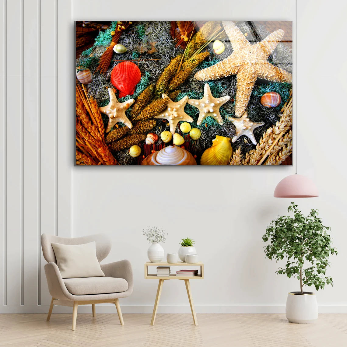 Sea Shells Photograph UV Direct Aluminum Print Australian Made Quality