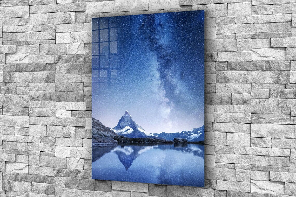 Milky Way Matterhorn UV Direct Aluminum Print Australian Made Quality