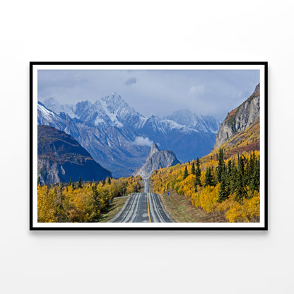 A Road Winding through a Mountainous Home Decor Premium Quality Poster Print Choose Your Sizes