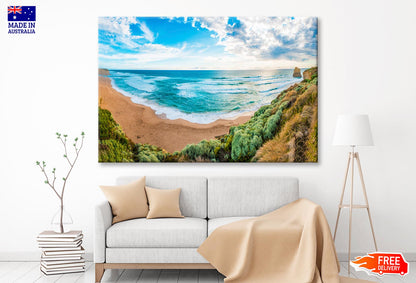 Panorama The Great Ocean Road, Victoria, Australia Wall Art Decor 100% Australian Made