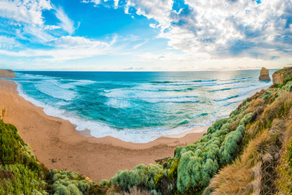 Panorama The Great Ocean Road, Victoria, Australia Wall Art Decor 100% Australian Made