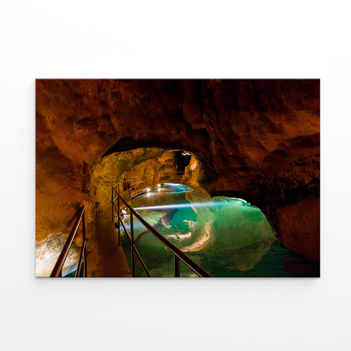 The Pool of Reflections inside River Cave, Oberon, Australia Wall Art Decor 100% Australian Made