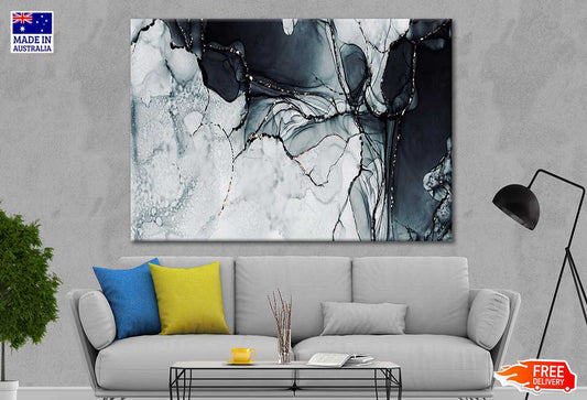 Black And White Abstract Print 100% Australian Made