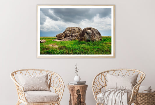 National Park Scenery with Rocks Home Decor Premium Quality Poster Print Choose Your Sizes