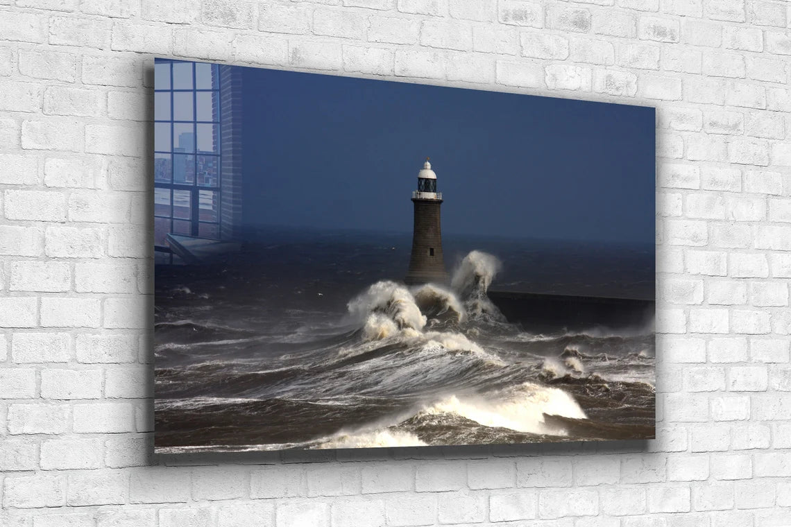 The Lighthouse Beach UV Direct Aluminum Print Australian Made Quality