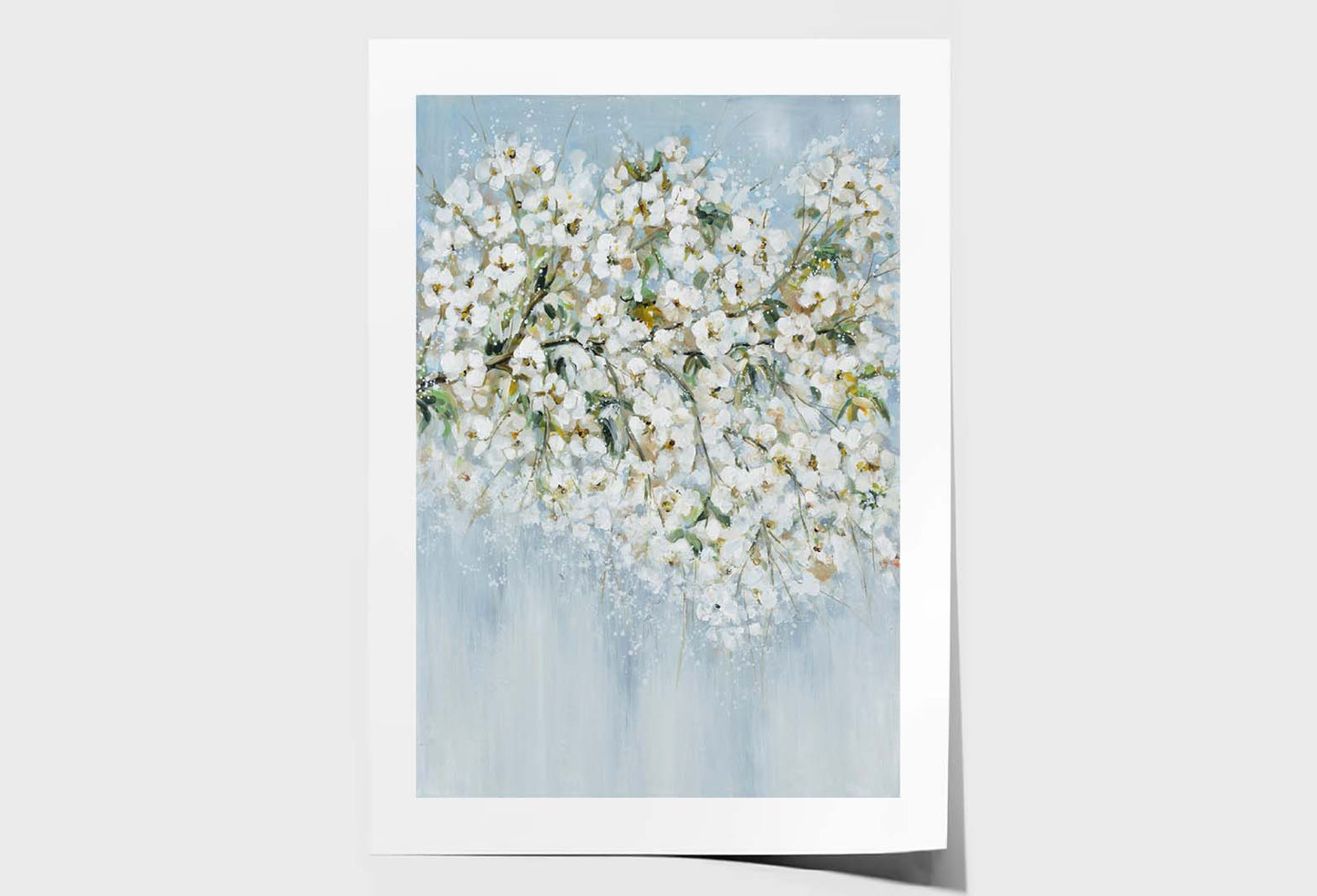 A Small White Flower, Sea of Flowers Wall Art Limited Edition High Quality Print