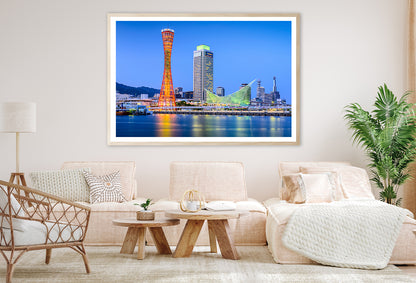 Kobe City Skyline with Kobe Tower Home Decor Premium Quality Poster Print Choose Your Sizes