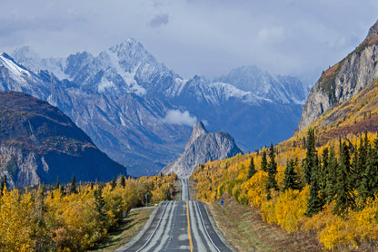 A Road Winding through a Mountainous Home Decor Premium Quality Poster Print Choose Your Sizes