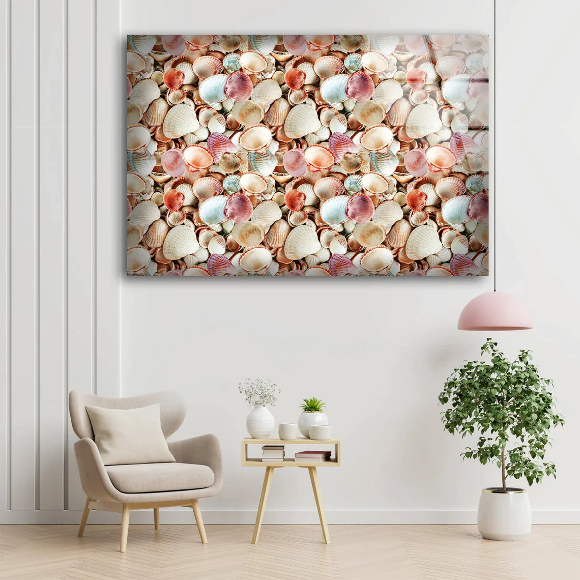 Sea Shells Photograph UV Direct Aluminum Print Australian Made Quality