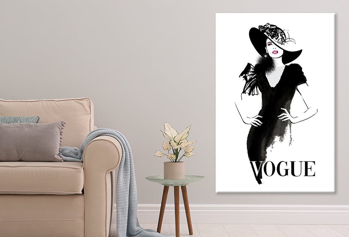 Vogue Girl Drawing Print 100% Australian Made