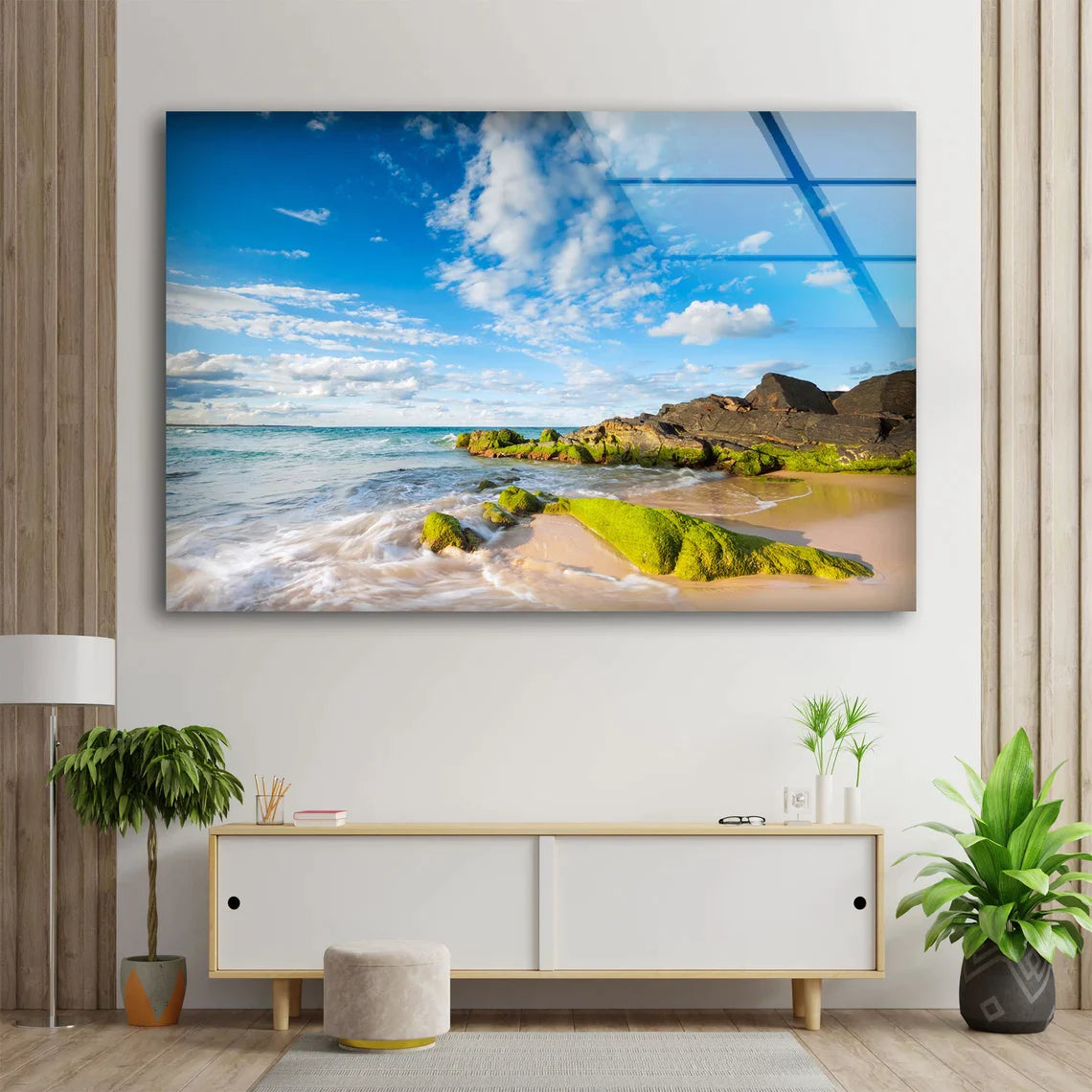 Sea & Mountain Scenery UV Direct Aluminum Print Australian Made Quality