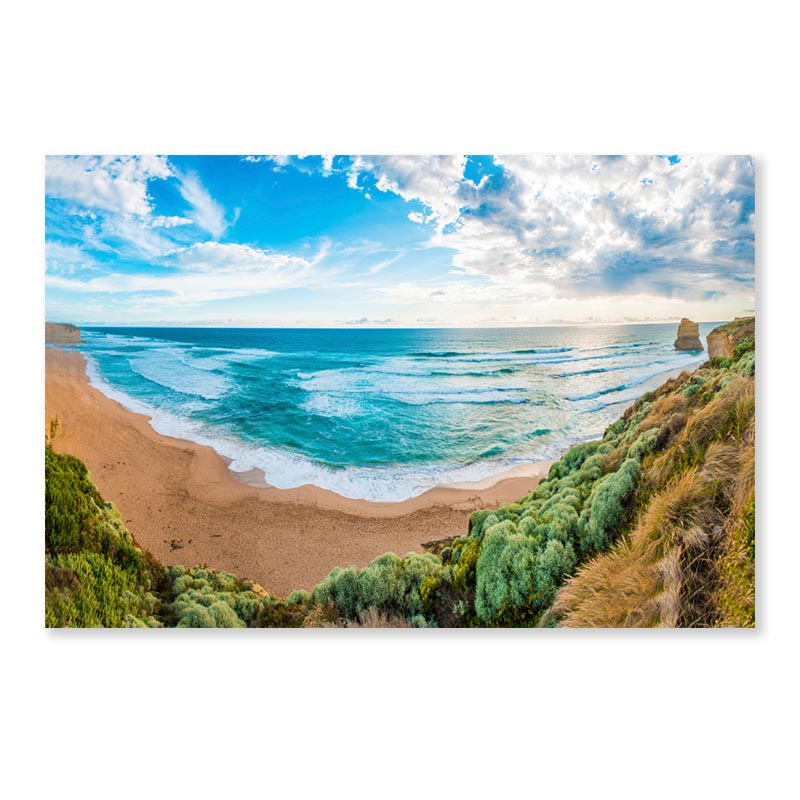 Panorama The Great Ocean Road, Victoria, Australia Acrylic Glass Print Tempered Glass Wall Art 100% Made in Australia Ready to Hang