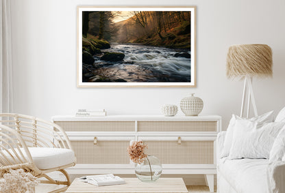 The River Flows through the Mountains of Wales Home Decor Premium Quality Poster Print Choose Your Sizes