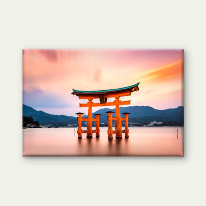 Itsukushima Torii Gate Japan View Wall Art Decor 100% Australian Made